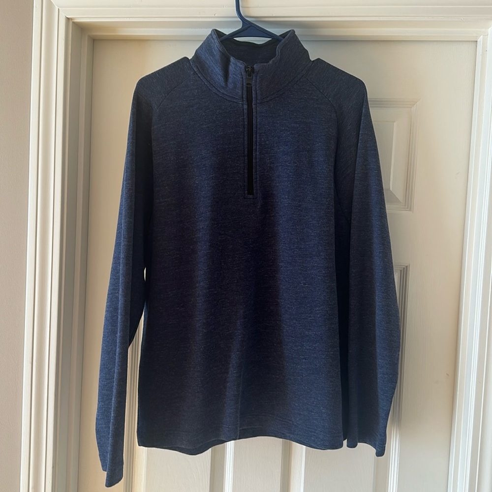 Banana Republic Moisture Wicking Men’s Long Sleeve Quarter Zip Size LARGE